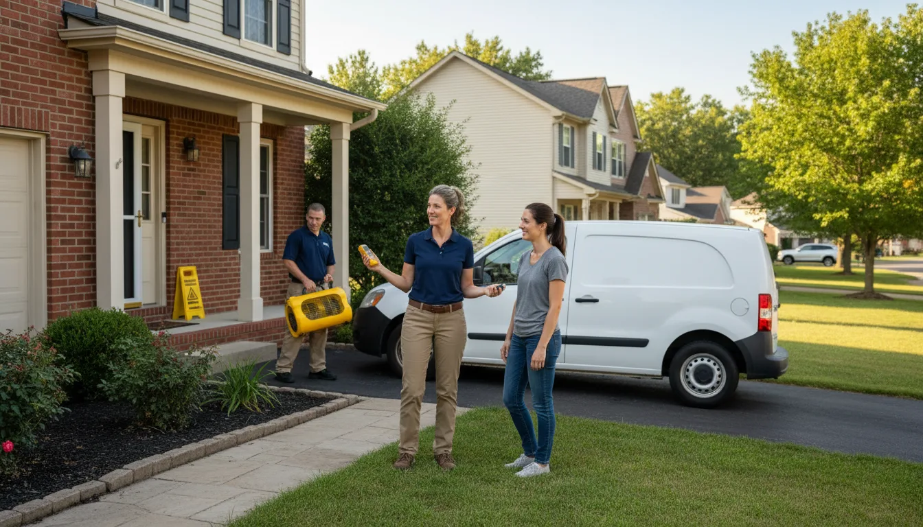Residential water damage restoration in Oyster Bay, NY